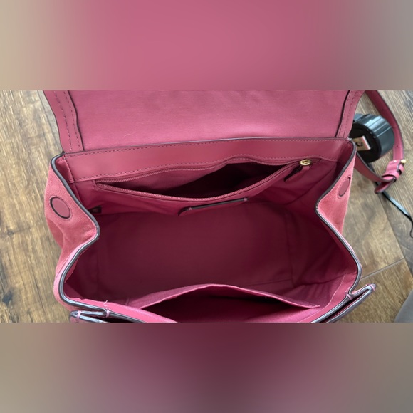 Coach F22348 Faye Carryall, Mixed Material Rouge/Gold - Picture 11 of 16